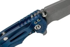 Rick Hinderer XM-18 3.5" Skinny Harpoon Spanto Battle Blue, Blue-Black G10 Couteau De Poche -Victorinox Boutique HRK XM1835 SHP BB BB 06 rick hinderer knives