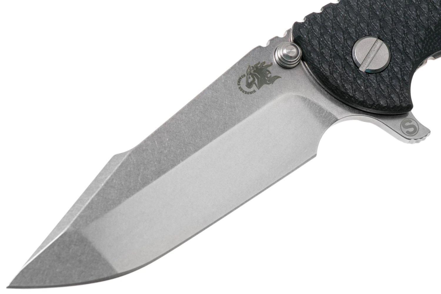 Rick Hinderer XM-18 3.5" Skinny Harpoon Spanto Stonewash, Black G10 Couteau De Poche 5 Rick Hinderer XM-18 3.5" Skinny Harpoon Spanto Stonewash, Black G10 Couteau De Poche – Image 3