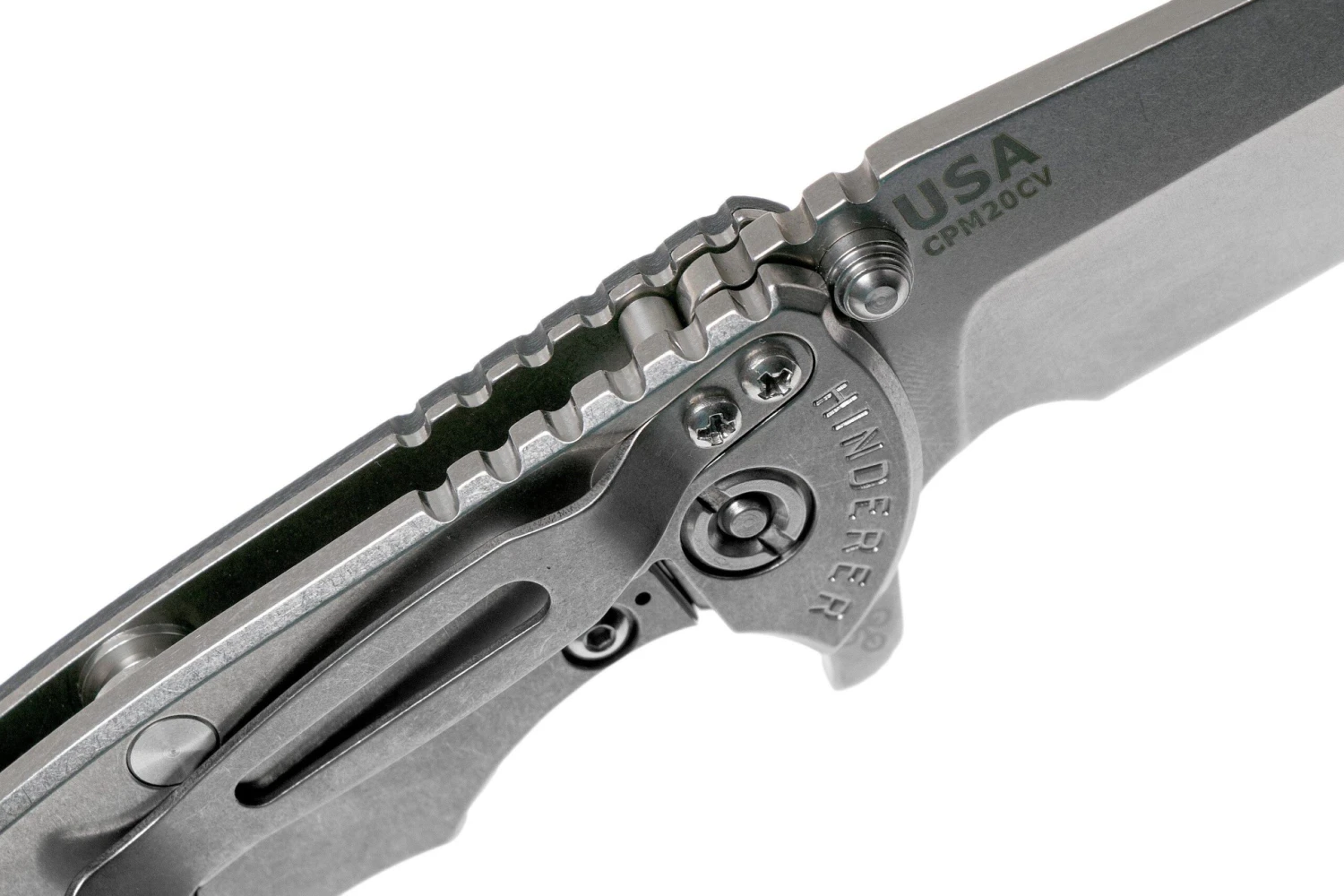 Rick Hinderer XM-18 3.5" Skinny Harpoon Spanto Stonewash, Black G10 Couteau De Poche 8 Rick Hinderer XM-18 3.5" Skinny Harpoon Spanto Stonewash, Black G10 Couteau De Poche – Image 6