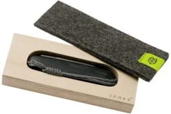 The James Brand The Pike, Black Micarta KN110143-00 Couteau De Poche -Victorinox Boutique JAKN110143 00 08 the james brand