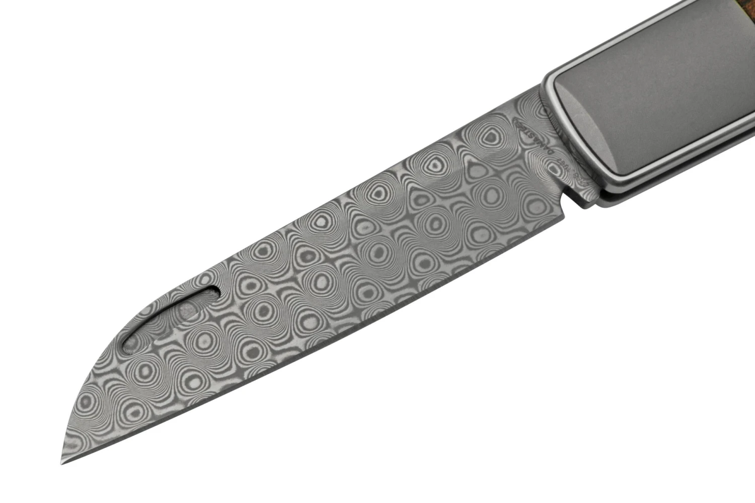 The James Brand The Wayland Rosewood Damascus KN115159-00 Couteau De Poche 5 The James Brand The Wayland Rosewood Damascus KN115159-00 Couteau De Poche – Image 3