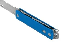 The James Brand The Ellis Scissors, Cerulean, Aluminum Serrated, Couteau De Poche -Victorinox Boutique JAKN119102 01 04 jamesbrand