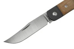 Jack Wolf Javelina Jack, JAVEL-01-NAT, Natural Canvas Micarta, Couteau De Poche Slipjoint -Victorinox Boutique JW JAVEL 01 NAT 03 jackwolf