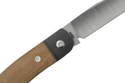 Jack Wolf Javelina Jack, JAVEL-01-NAT, Natural Canvas Micarta, Couteau De Poche Slipjoint -Victorinox Boutique JW JAVEL 01 NAT 05 jackwolf