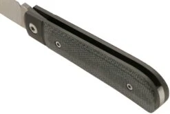 Jack Wolf Laid Back Jack, Black Canvas Micarta LAIDB-01-BLK Couteau De Poche Slipjoint -Victorinox Boutique JW LAIDB 01 BLK 04 jackwolf