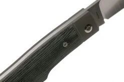 Jack Wolf Sharpshooter Jack, Black Canvas Micarta SHSH-MBK Couteau De Poche Slipjoint -Victorinox Boutique JW SHSH MBK 07 jackwolf