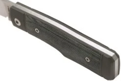 Jack Wolf Sharpshooter Jack, Black Canvas Micarta SHSH-MBK Couteau De Poche Slipjoint -Victorinox Boutique JW SHSH MBK 08 jackwolf