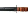 KA-BAR Short USMC 1252 Couteau à Lame Fixe Partiellement Dentelé, étui En Cuir -Victorinox Boutique KA1252 01 ka bar