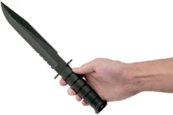 KA-BAR Fighter 1271 Couteau à Lame Fixe Partiellement Dentelé, étui Kydex -Victorinox Boutique KA1271 06 ka bar