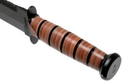 KA-BAR Big Brother 2217 Couteau à Lame Fixe Partiellement Dentelé, étui En Cuir -Victorinox Boutique KA2217 05 ka bar