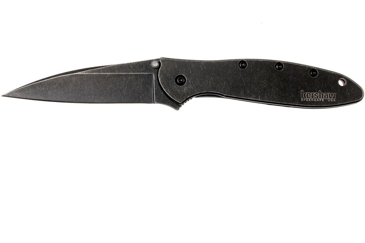 Kershaw Leek 1660BLKW Plain Edge, Noir 3 Kershaw Leek 1660BLKW Plain Edge, Noir