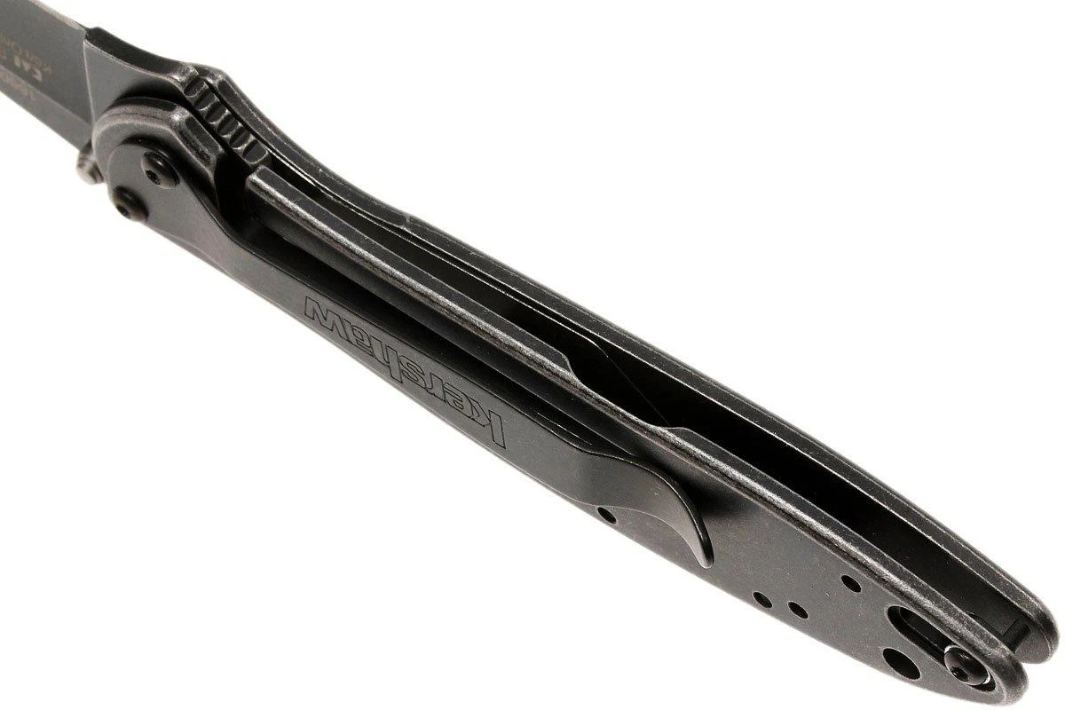 Kershaw Leek 1660BLKW Plain Edge, Noir 7 Kershaw Leek 1660BLKW Plain Edge, Noir – Image 5