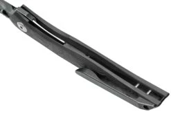 Kansept Lucky Star K1013T3 Blackwashed CPM-S35VN, Rose Pattern Carbonfiber Couteau De Poche, Max Tkachuk Design -Victorinox Boutique KSK1013T3 05 kansept