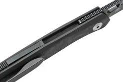 Kansept Lucky Star K1013T3 Blackwashed CPM-S35VN, Rose Pattern Carbonfiber Couteau De Poche, Max Tkachuk Design -Victorinox Boutique KSK1013T3 06 kansept