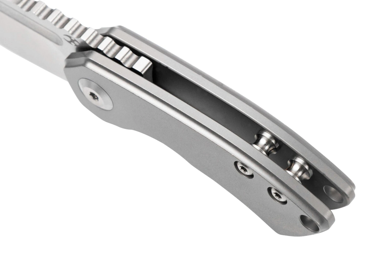 Kansept Mini Korvid K3030A2 Satin CPM-S35VN, Titanium Couteau De Poche, Justin Koch Design 9 Kansept Mini Korvid K3030A2 Satin CPM-S35VN, Titanium Couteau De Poche, Justin Koch Design – Image 7