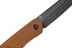 Kansept Hazakura T1019C5 Brown Micarta Couteau De Poche, Max Tkachuk Design -Victorinox Boutique KST1019C5 05 kansept
