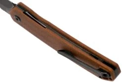 Kansept Hazakura T1019C5 Brown Micarta Couteau De Poche, Max Tkachuk Design -Victorinox Boutique KST1019C5 05 kansept knives