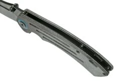 Kansept Pretatout T1032A2 Blackwashed 154CM, Black Micarta Couteau De Poche, Kmaxrom Design -Victorinox Boutique KST1032A2 06 kansept