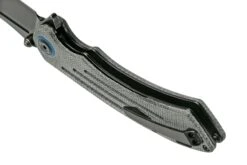 Kansept Pretatout T1032A2 Blackwashed 154CM, Black Micarta Couteau De Poche, Kmaxrom Design -Victorinox Boutique KST1032A2 08 kansept