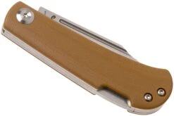 Kansept Wedge T2026B9 Yellow Brown G10 Couteau De Poche, Nick Swan Design -Victorinox Boutique KST2026B9 04 kansept