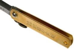 Higonokami Couteau De Poche 5 Cm HIGO75BRS, Acier Carbone SK, Laiton -Victorinox Boutique KT HIGO75BRS 06 higonokami