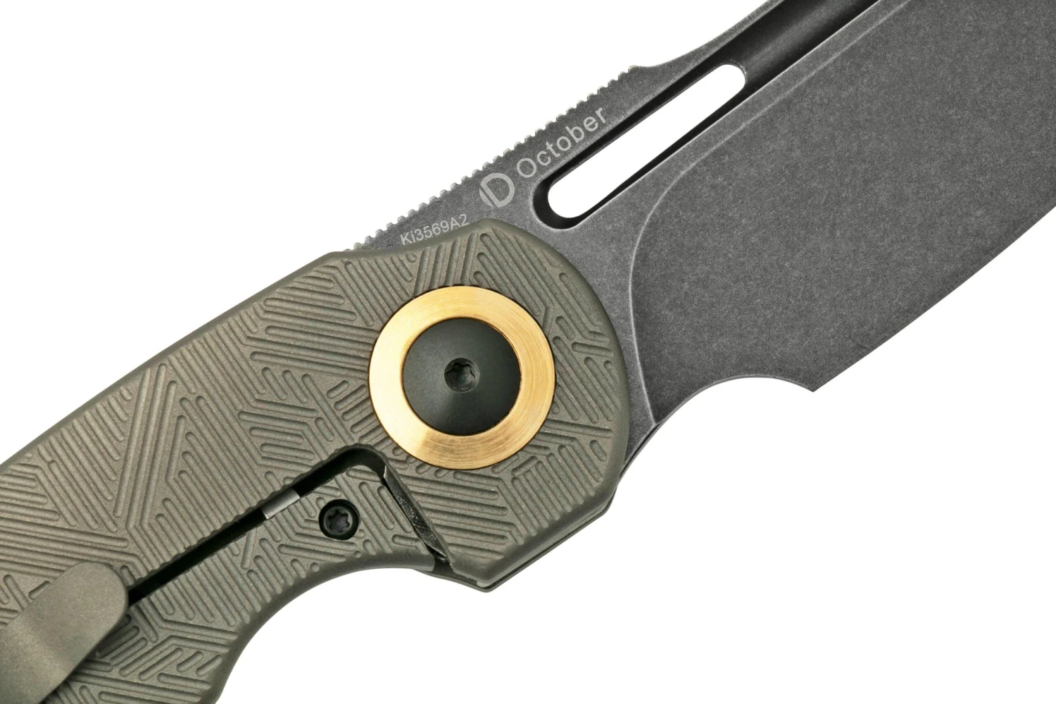 Kizer October, Ki3569A2, Titanium, 20CV Couteau De Poche, Dmitry Osarenko Design 7 Kizer October, Ki3569A2, Titanium, 20CV Couteau De Poche, Dmitry Osarenko Design – Image 5