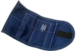 Kizer Feist V3499C2 Blackwashed 154CM, Denim Blue Micarta, Couteau De Poche, Justin Lundquist Design -Victorinox Boutique KZV3499C2 08 kizer