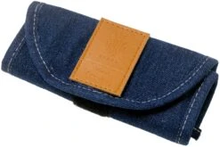 Kizer Feist V3499C2 Blackwashed 154CM, Denim Blue Micarta, Couteau De Poche, Justin Lundquist Design -Victorinox Boutique KZV3499C2 09 kizer