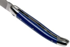 Forge De Laguiole 1211INTCBLEB 11cm, Micarta Bleu, Couteau Laguiole -Victorinox Boutique LA1211INTCBLEB 05 forge de laguiole