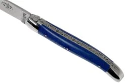 Forge De Laguiole 1211INTCBLEB 11cm, Micarta Bleu, Couteau Laguiole -Victorinox Boutique LA1211INTCBLEB 07 forge de laguiole