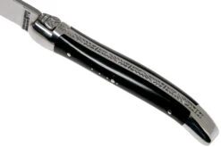 Forge De Laguiole 129INTCNOIBRI 9cm, Micarta Noir, Couteau Laguiole -Victorinox Boutique LA129INTCNOIBRI 07 forge de laguiole