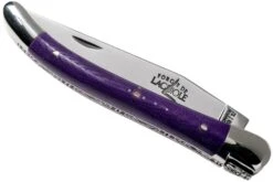 Forge De Laguiole 129INTCVIOBRI 9cm, Micarta Violette, Couteau Laguiole -Victorinox Boutique LA129INTCVIOBRI 04 forge de laguiole