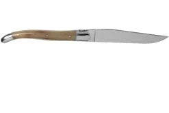 Forge De Laguiole T22MINBC Corne Polie Couteaux à Steak Set De 2 Pièces -Victorinox Boutique LAT22MINBC 02 forge de laguiole