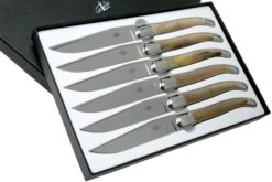 Forge De Laguiole, T62MINB, Set De Couteaux à Steak En Pointe De Corne -Victorinox Boutique LAT62MINB 02 forge de laguiole v201909