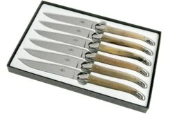 Forge De Laguiole, T62MINB, Set De Couteaux à Steak En Pointe De Corne -Victorinox Boutique LAT62MINB 03 forge de laguiole v201909