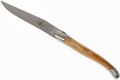 Forge De Laguiole, T62MINOL, Bois D'olivier -Victorinox Boutique LAT62MINOL 04 forge de laguiole messenset t62minol d4