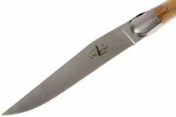 Forge De Laguiole, T62MINOL, Bois D'olivier -Victorinox Boutique LAT62MINOL 05 forge de laguiole messenset t62minol d5