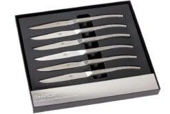 Forge De Laguiole, T6 LOG Philippe Starck Set De Couteaux à Steak -Victorinox Boutique LAT6LOG 02 forge de laguiole steakmesset lat6log 08