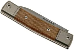 Lionsteel BestMan BM2 CVN Natural Canvas Micarta Couteau De Poche Slipjoint -Victorinox Boutique LI BM2 CVN 04 lionsteel