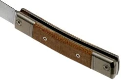 Lionsteel BestMan BM2 CVN Natural Canvas Micarta Couteau De Poche Slipjoint -Victorinox Boutique LI BM2 CVN 05 lionsteel