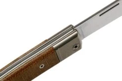Lionsteel BestMan BM2 CVN Natural Canvas Micarta Couteau De Poche Slipjoint -Victorinox Boutique LI BM2 CVN 06 lionsteel