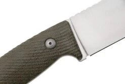 LionSteel M3 M3-CVG Green Canvas Micarta, Couteau Fixe -Victorinox Boutique LI M3 CVG 05 lionsteel