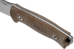 LionSteel M5 CPM 3V, Natural Canvas Micarta, Knivesandtools Exclusive Couteau De Survie -Victorinox Boutique LI M5 3V CVN 05 lionsteel kato exclusive