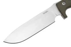 LionSteel M7 CVG Satin, Green Canvas Micarta Couteau Fixe, Molletta Design -Victorinox Boutique LI M7 CVG 03 lionsteel