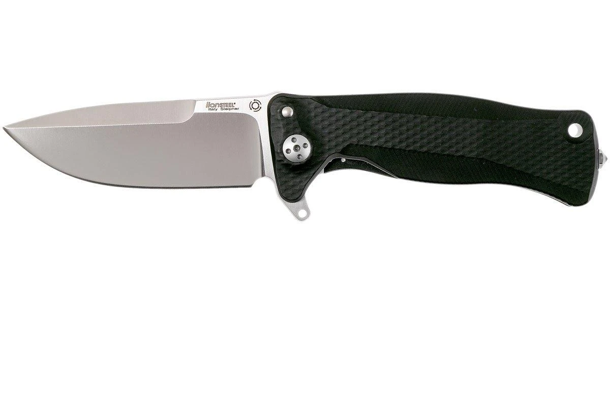 LionSteel SR11 Aluminum Black, Satin Blade, SR11 A BS Couteau De Poche 3 LionSteel SR11 Aluminum Black, Satin Blade, SR11 A BS Couteau De Poche