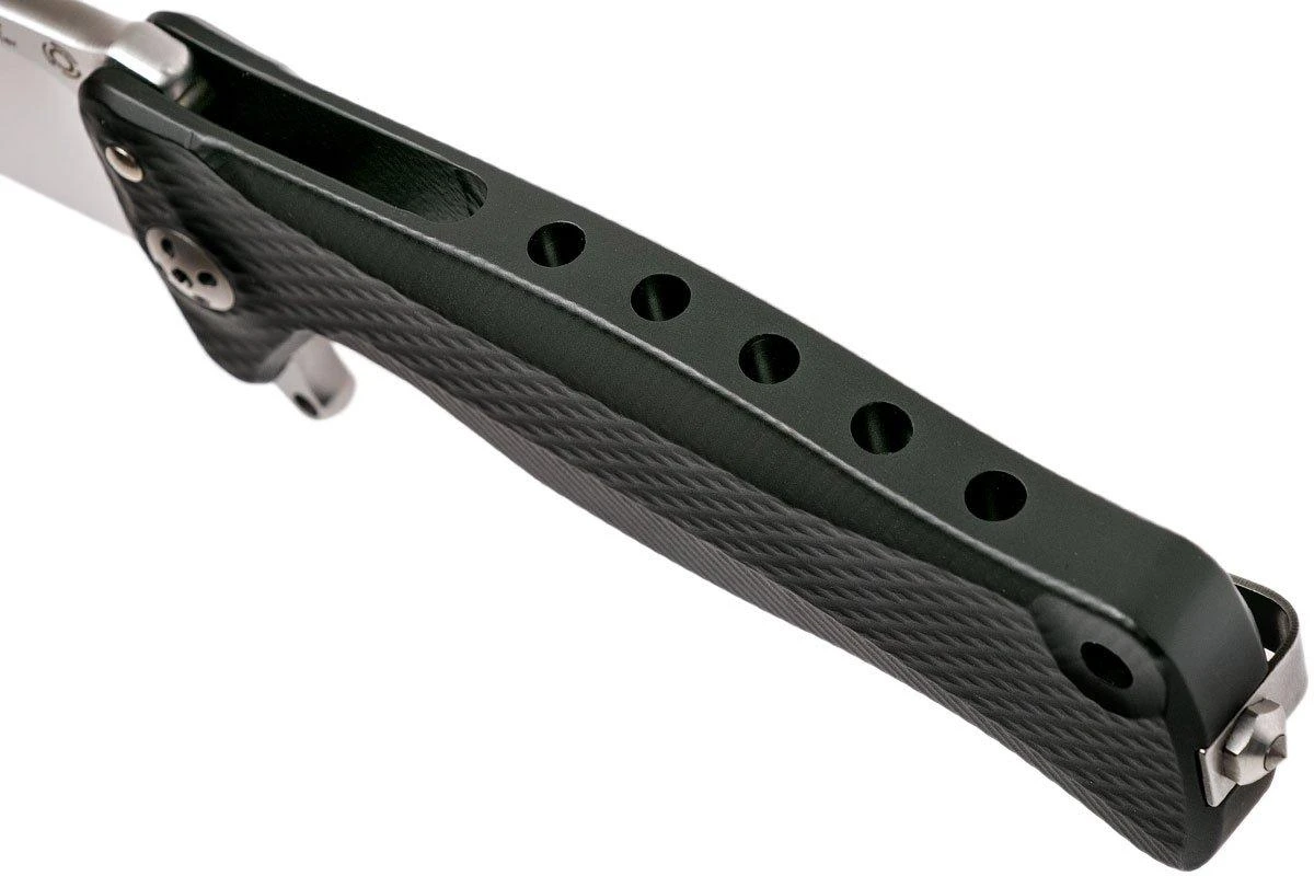 LionSteel SR11 Aluminum Black, Satin Blade, SR11 A BS Couteau De Poche 9 LionSteel SR11 Aluminum Black, Satin Blade, SR11 A BS Couteau De Poche – Image 7