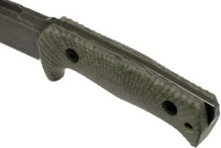 LionSteel T5B-CVG Green Canvas Micarta Black Couteau Fixe -Victorinox Boutique LI T5B CVG 05 lionsteel