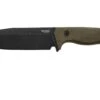 Lionsteel T6 Old Black, Green Canvas Micarta T6B-CVG Couteau Fixe -Victorinox Boutique LI T6B CVG 01 lionsteel