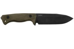Lionsteel T6 Old Black, Green Canvas Micarta T6B-CVG Couteau Fixe -Victorinox Boutique LI T6B CVG 02 lionsteel