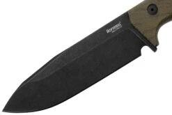 Lionsteel T6 Old Black, Green Canvas Micarta T6B-CVG Couteau Fixe -Victorinox Boutique LI T6B CVG 03 lionsteel